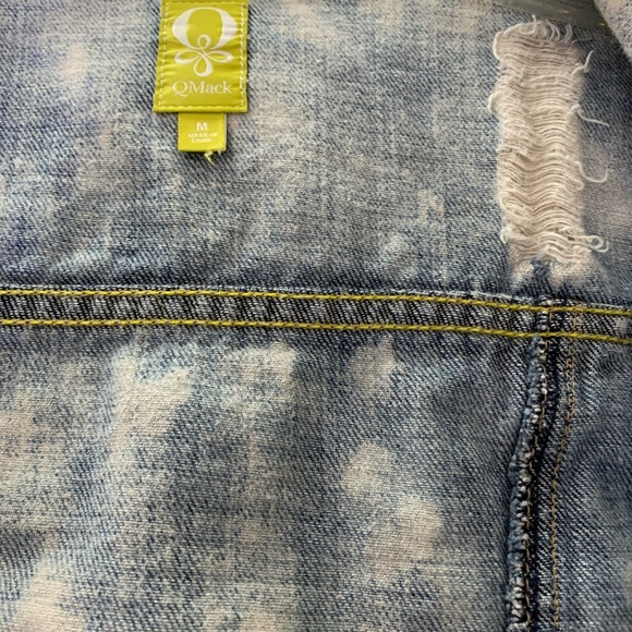 🏷 Sale 🏷 Collarless Woman Jeans Jacket: Size:M - Picture 6 of 6
